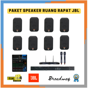 Paket Sound System Ruang Rapat Speaker JBL - 100M2 A